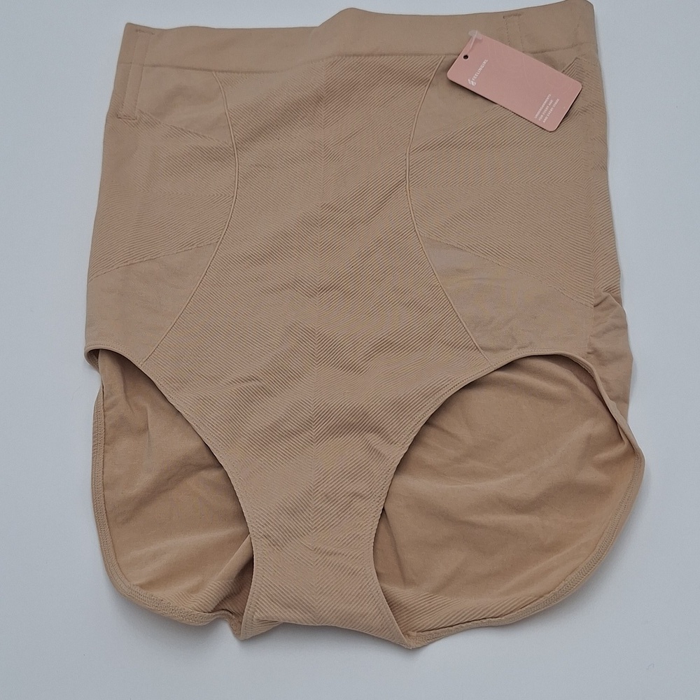 Feelingirl High Waisted Seamless Tan Shapewear Brief